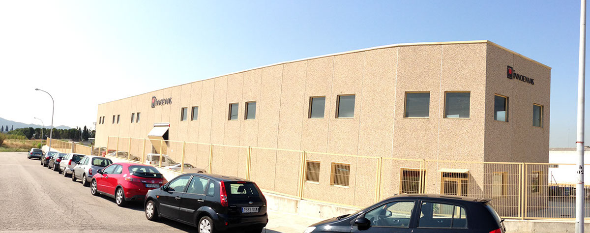 Sede de la empresa INNOENVAS donde se encuentran las oficinas y la fabrica de montaje de toda su tecnología de envasadoras